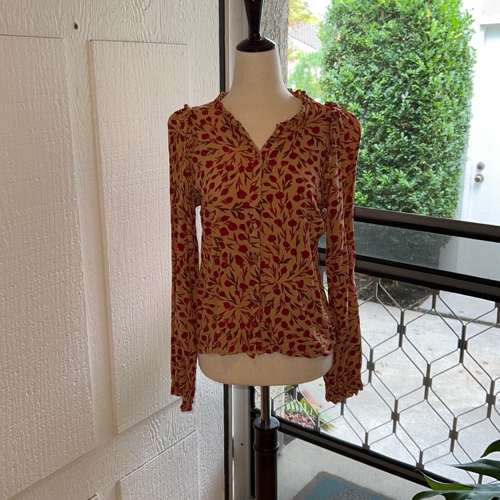 XIX palms blouse